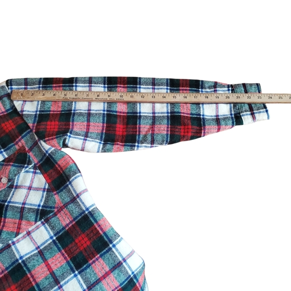 Vintage Thornhill Men's Red Plaid Shirt Jacket. Quilted Lining. 15-15 1/2. I0111 - Picture 8 of 11